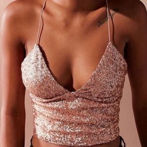 Urban Outfitters Sequin Cami